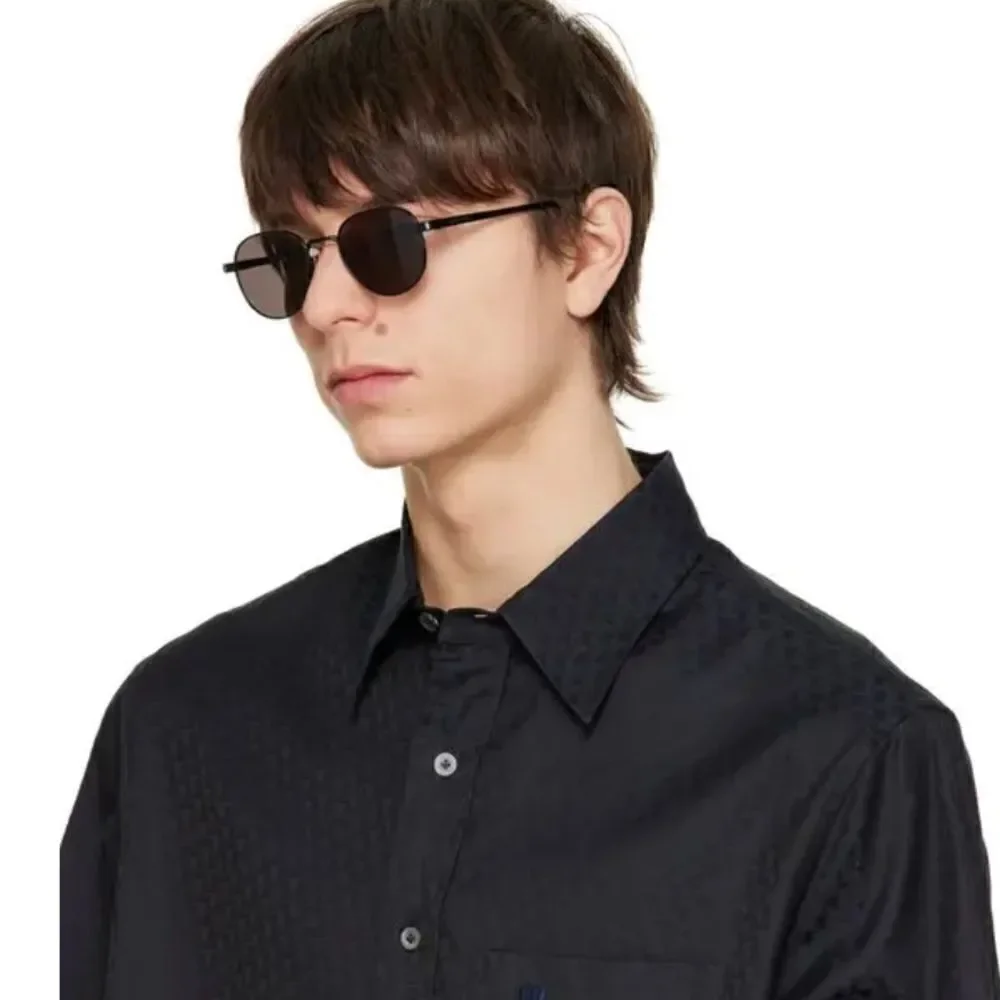 SAINT LAURENT Sunglasses SL 555  001 Black black Man Woman NWT